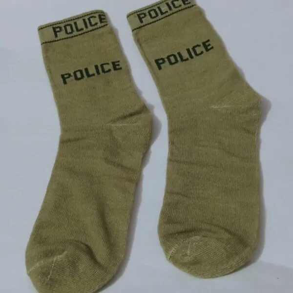 Socks Khaki Medium Length