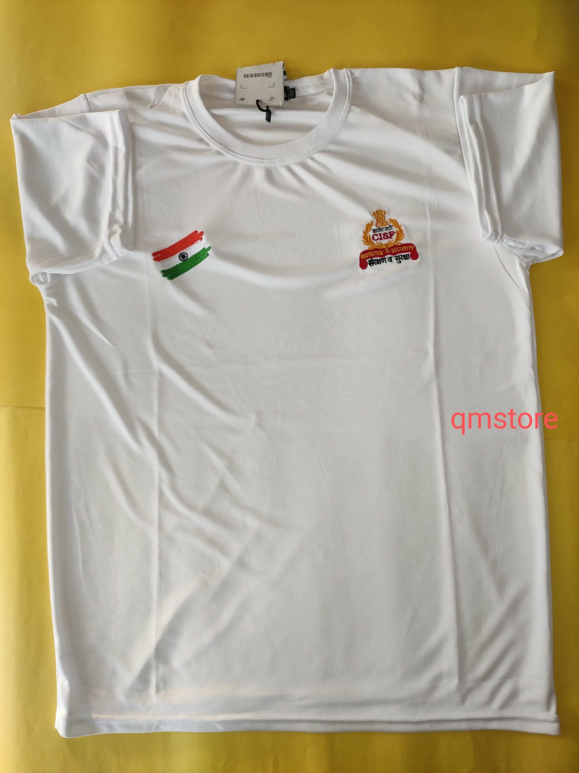 T-Shirt white CISF HS - Image 1