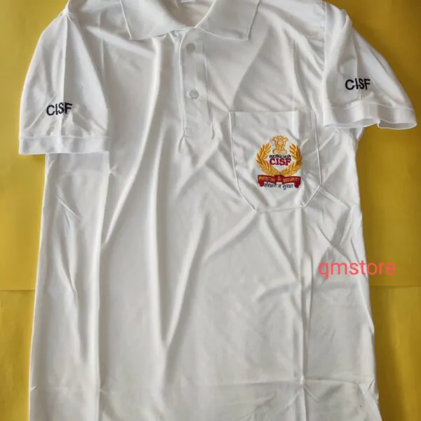 T-Shirt White CISF