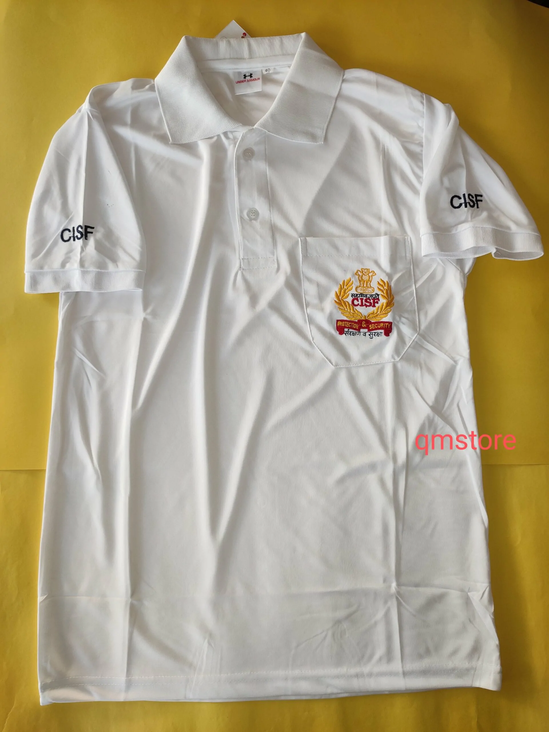 T-Shirt White CISF - Image 1