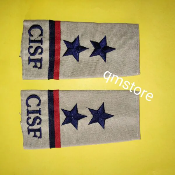 Khaki Cloth Flap CISF SI