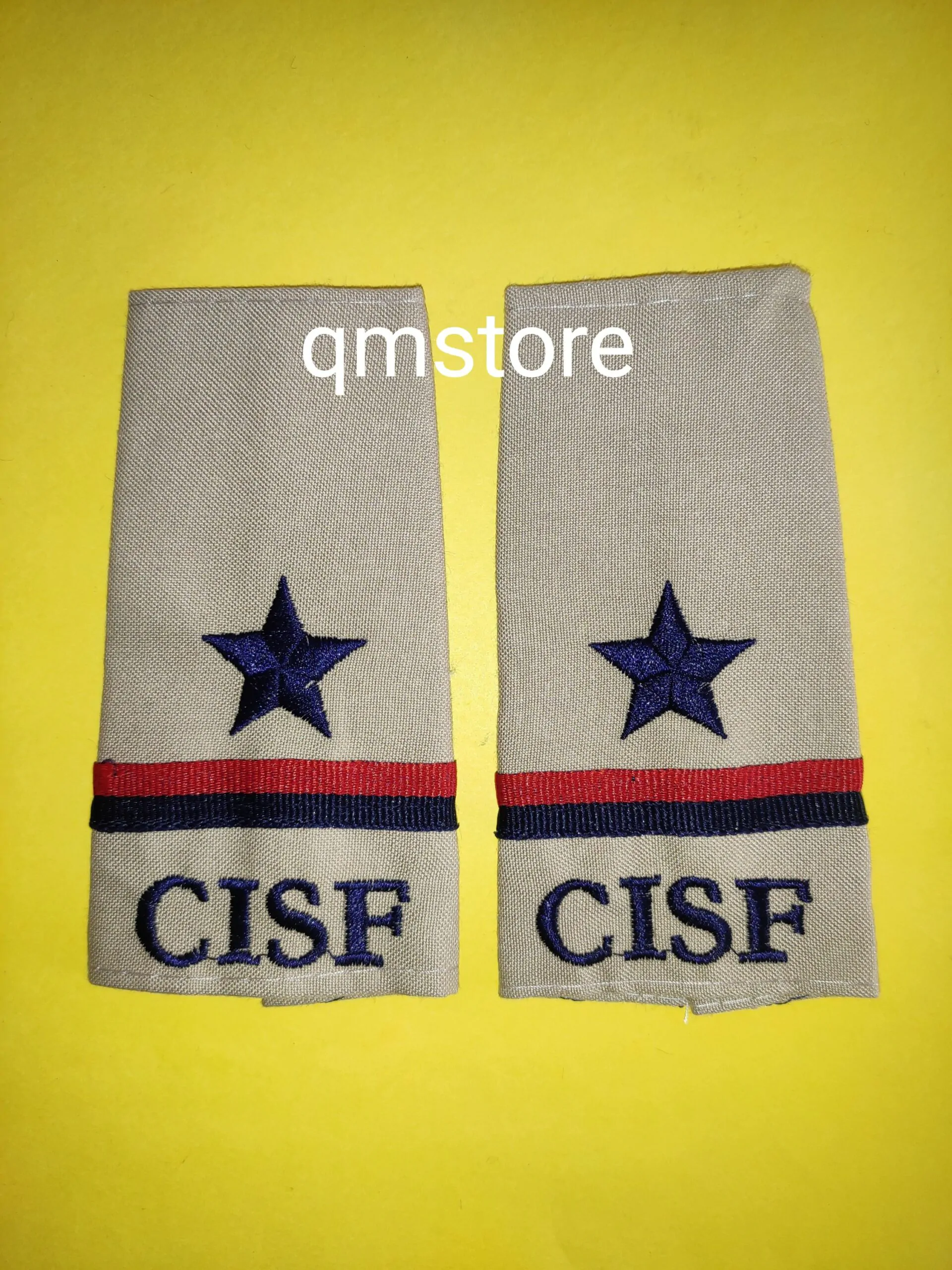 158519-scaled-1.jpg Khaki Cloth Flap CISF ASI - Image 1