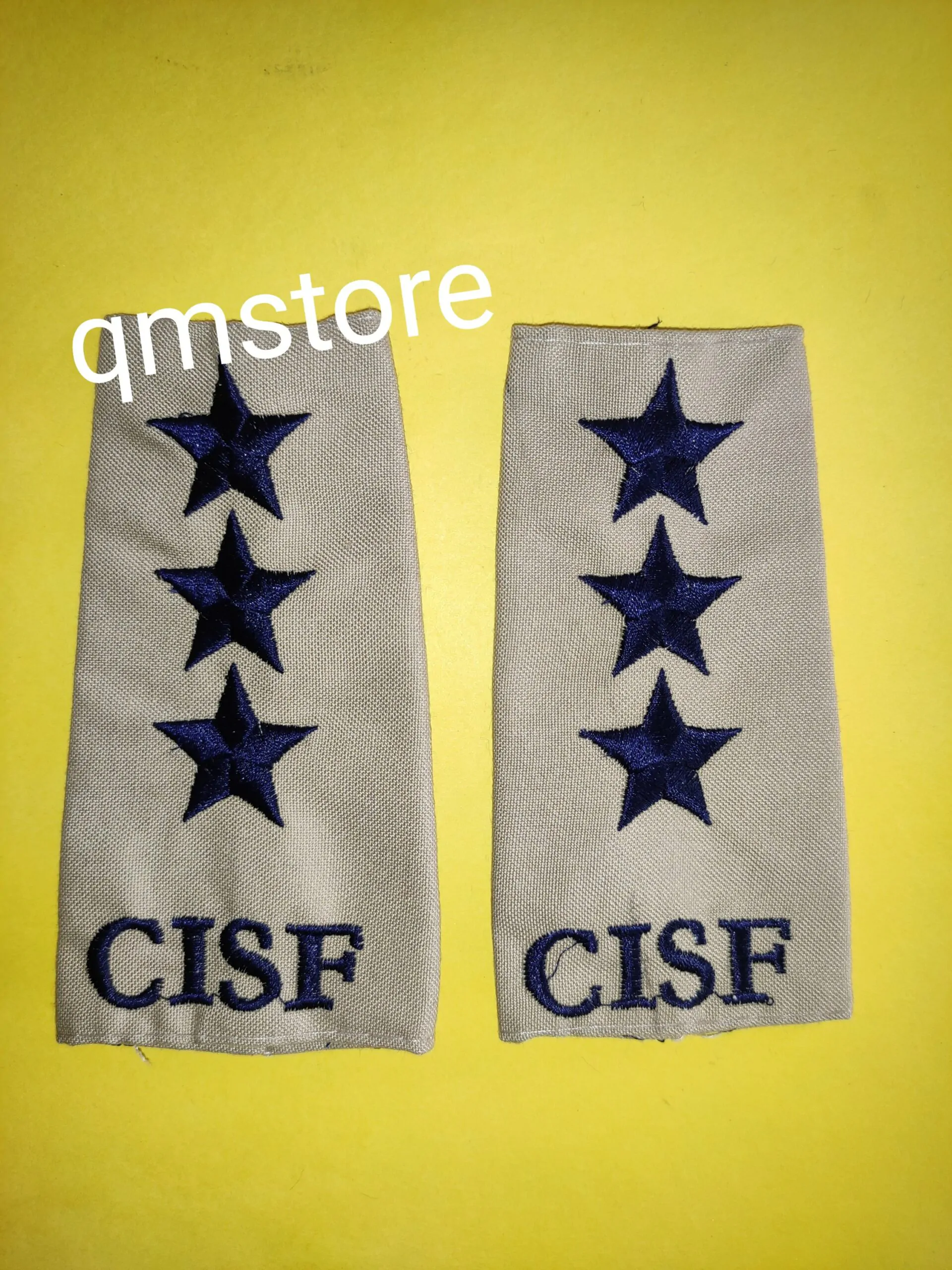 Khaki Cloth Flap CISF AC - Image 1