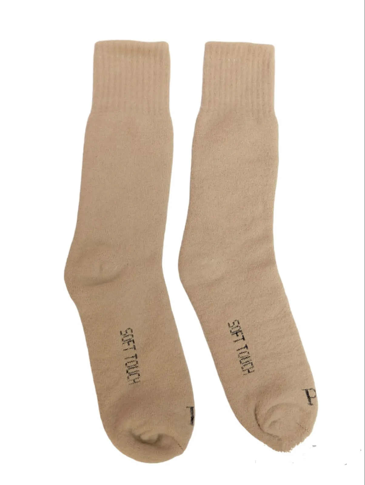 184682.jpg Socks Khaki Soft Touch - Image 1