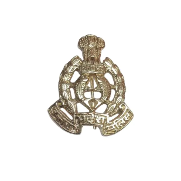 P Cap Badge UP Police