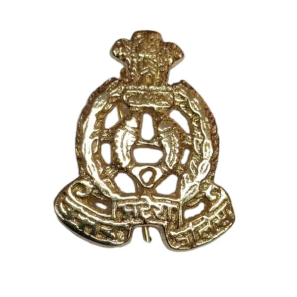 Barrett Cap Badge UP Police