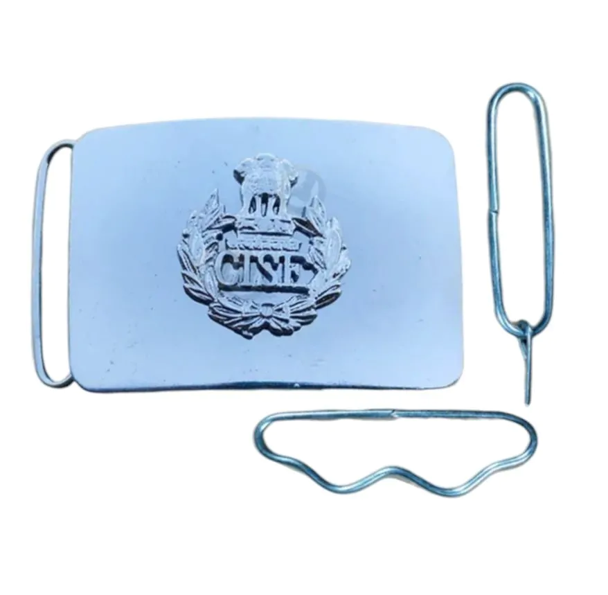 1000028266.jpg Belt Buckle CISF - Image 1