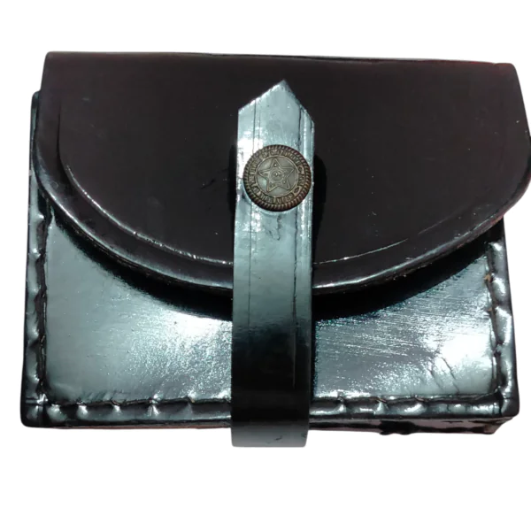 Pistol Pouch Leather black
